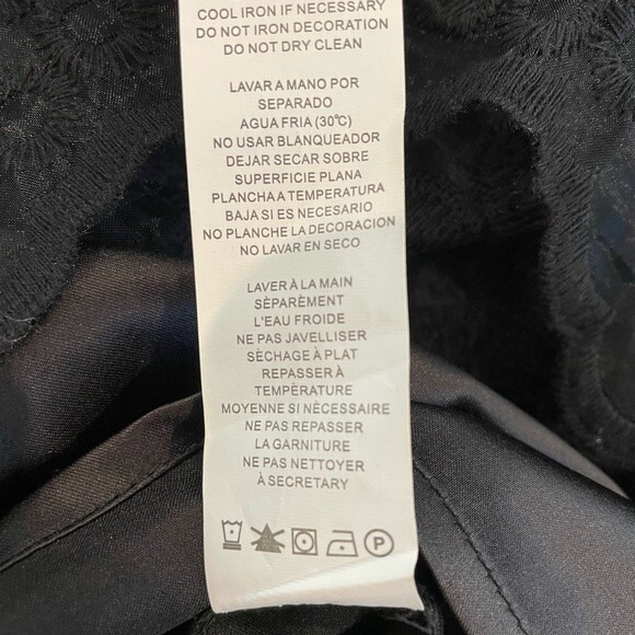 Kensie Sleeveless Black Satin Party Dress Sequin Lace Collar - Picture 9 of 11